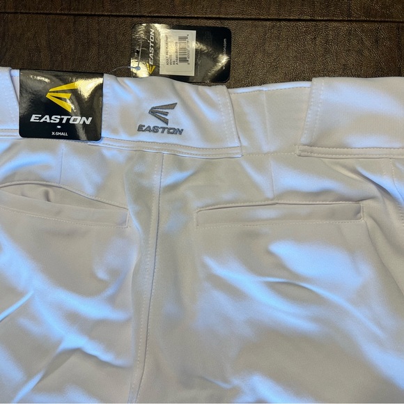 Easton Pro Plus pro+ Baseball Pants XS A164608 white Elastic Bottoms NWT - Picture 5 of 8